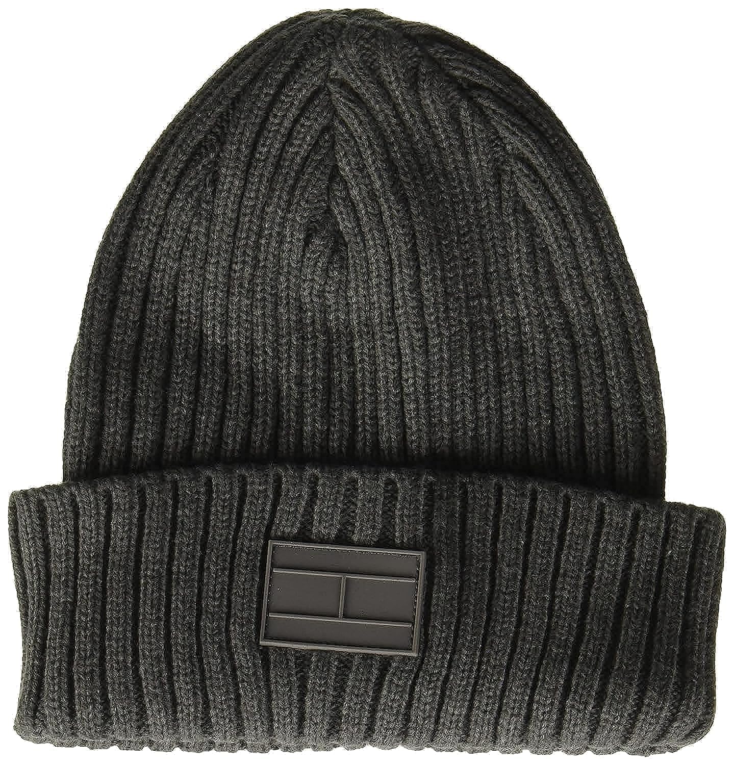 Foto 2 pulgar | Sombrero Tommy Hilfiger Con Puños Acanalados Para Hombre, Color Gris - Venta Internacional.