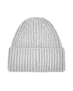 Foto 2 | Gorro Ugg Para Hombre, Acanalado Grueso, Mezcla De Lana Gris Claro - Venta Internacional.