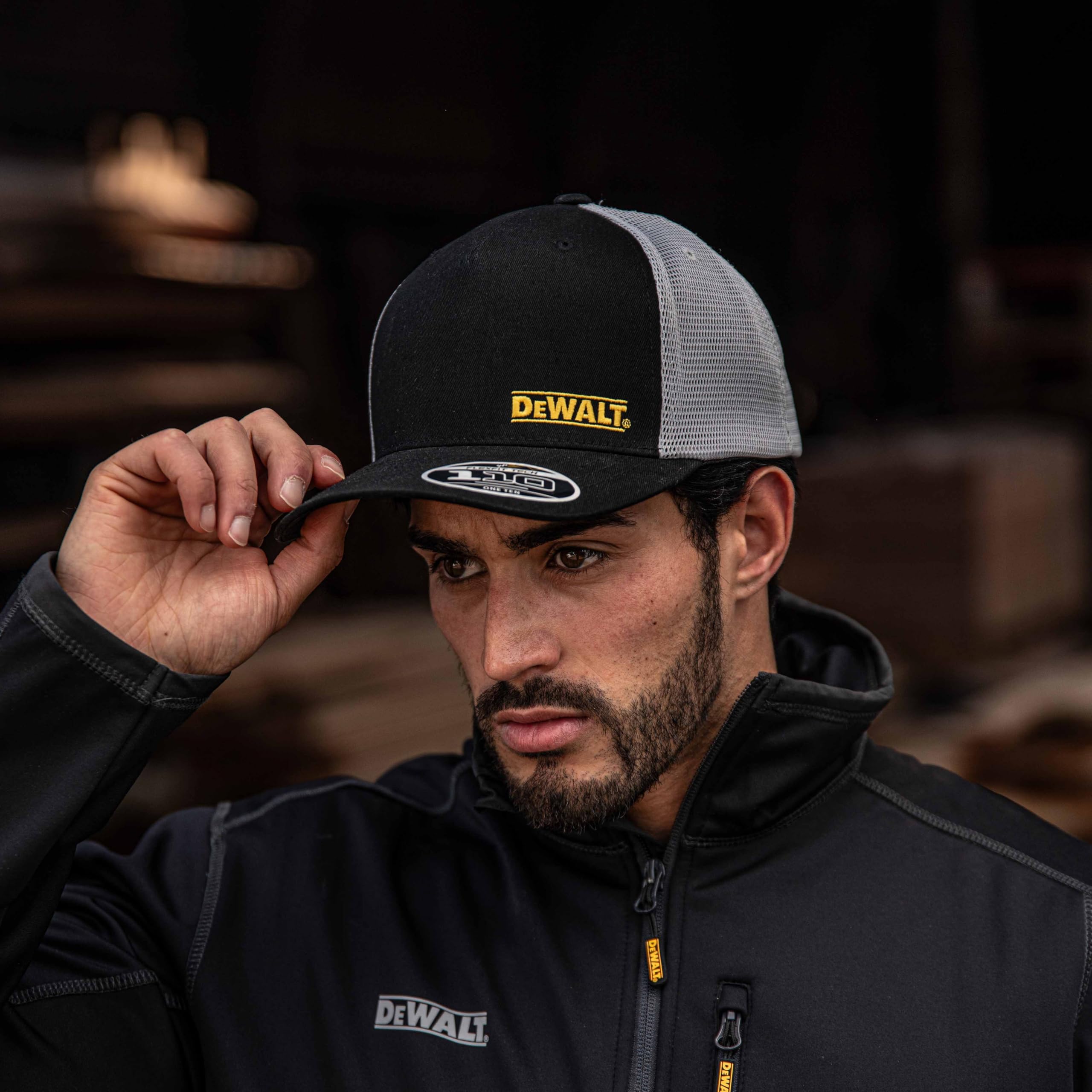 Foto 5 pulgar | Gorra Trucker Dewalt Oakdale Para Hombre (negro/gris Claro) - Venta Internacional.