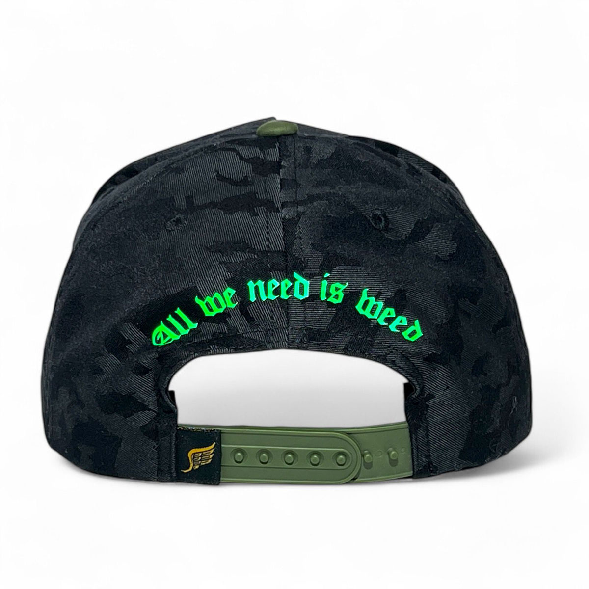 Foto 3 | Vago Style Flor Divina Camuflaje Negro Gorra Ajustable Exclusiva