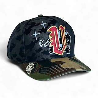 Foto 1 | Gorra Vago Style No Fear Camuflaje Ajustable con Visera Verde Exclusiva