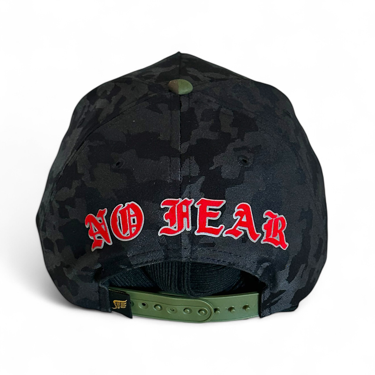 Foto 4 pulgar | Vago Style Gorra No Fear Camuflaje Ajustable Con Visera Verde Exclusiva