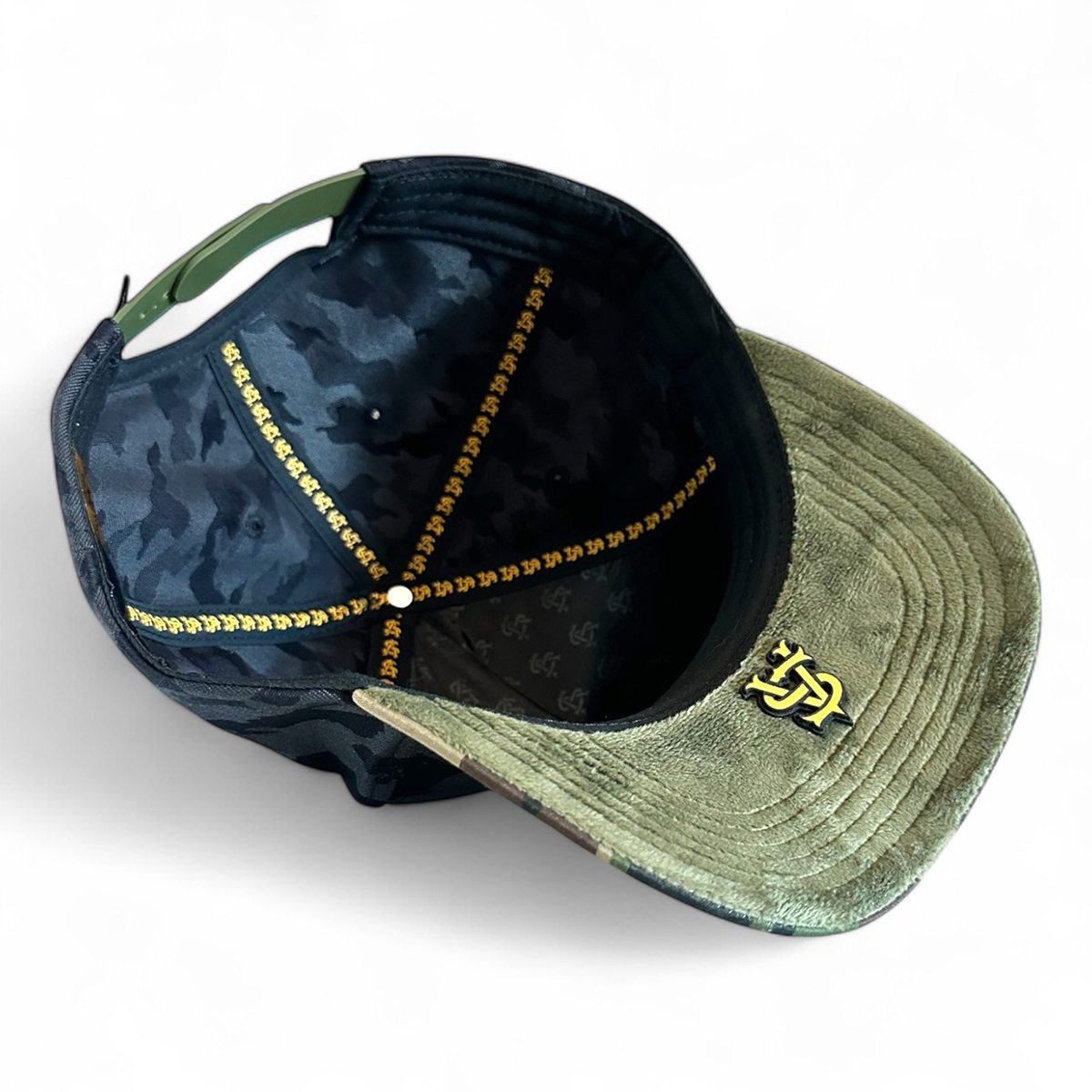 Foto 6 pulgar | Vago Style Gorra No Fear Camuflaje Ajustable Con Visera Verde Exclusiva