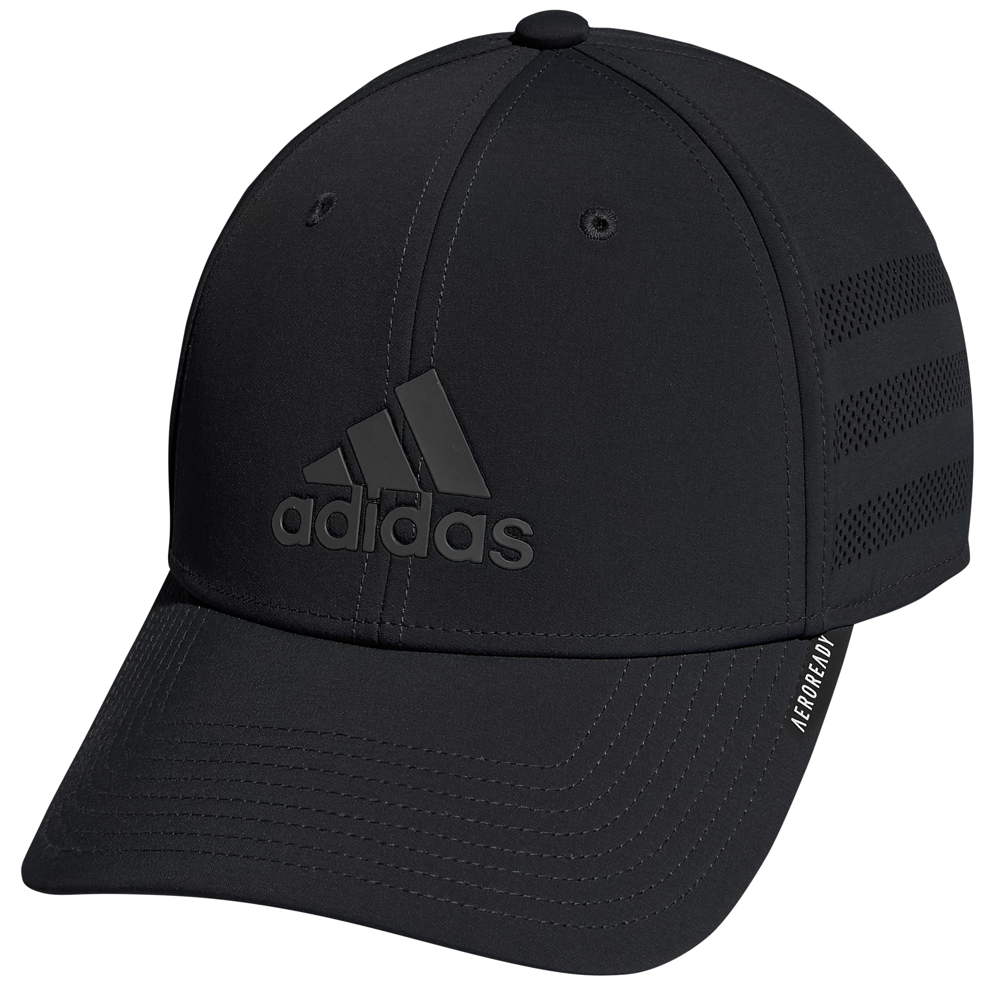 Foto 2 pulgar | Gorra Adidas Gameday Structured Stretch Fit Negra S-m - Venta Internacional.