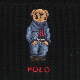 Foto 3 | Beanie Polo Ralph Lauren Solid Denim Bear Para Hombre - Venta Internacional.