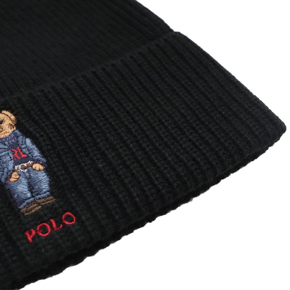 Foto 5 pulgar | Beanie Polo Ralph Lauren Solid Denim Bear Para Hombre - Venta Internacional.