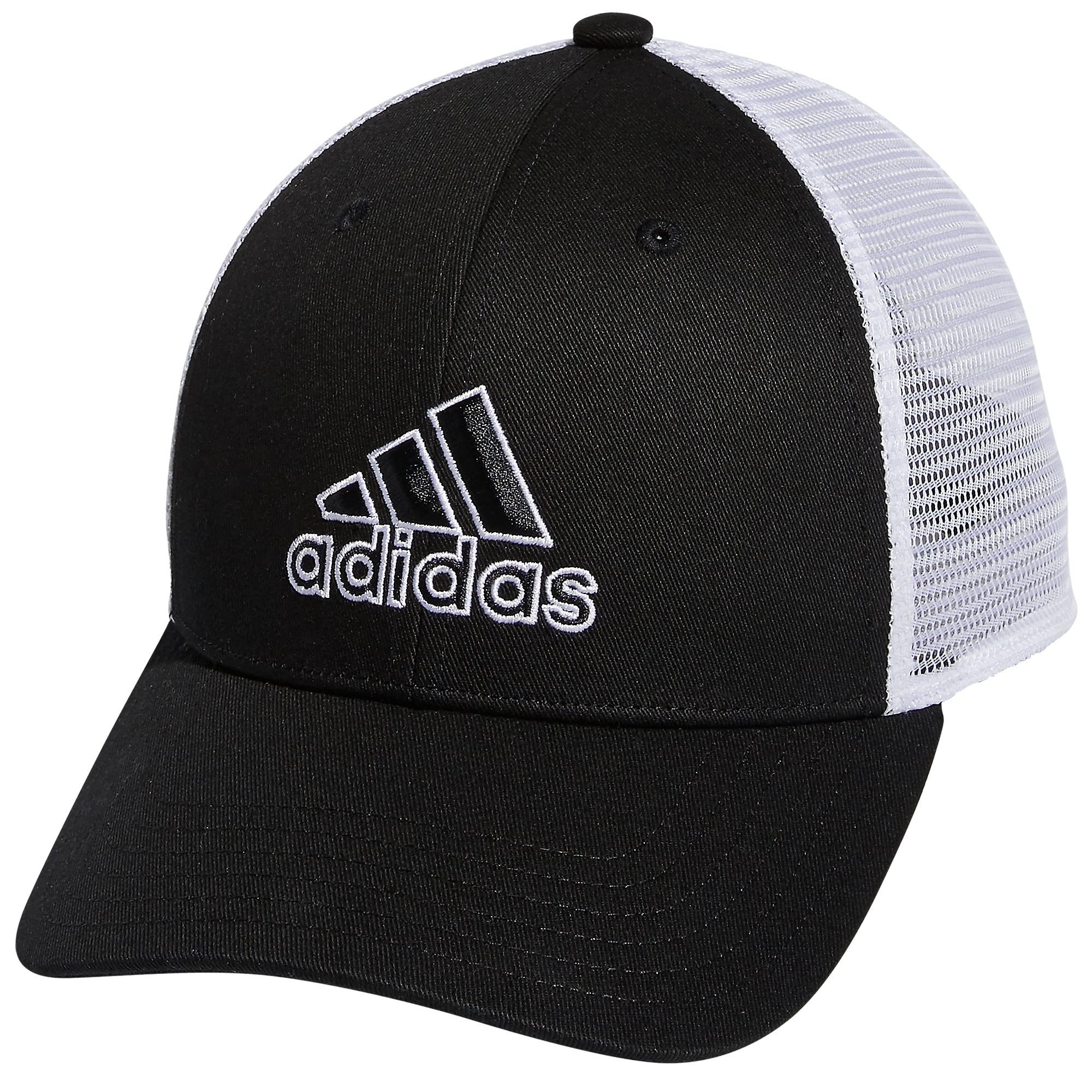 Foto 2 pulgar | Gorra Adidas Mesh Back Structured Low Crown Snapback Negra - Venta Internacional.