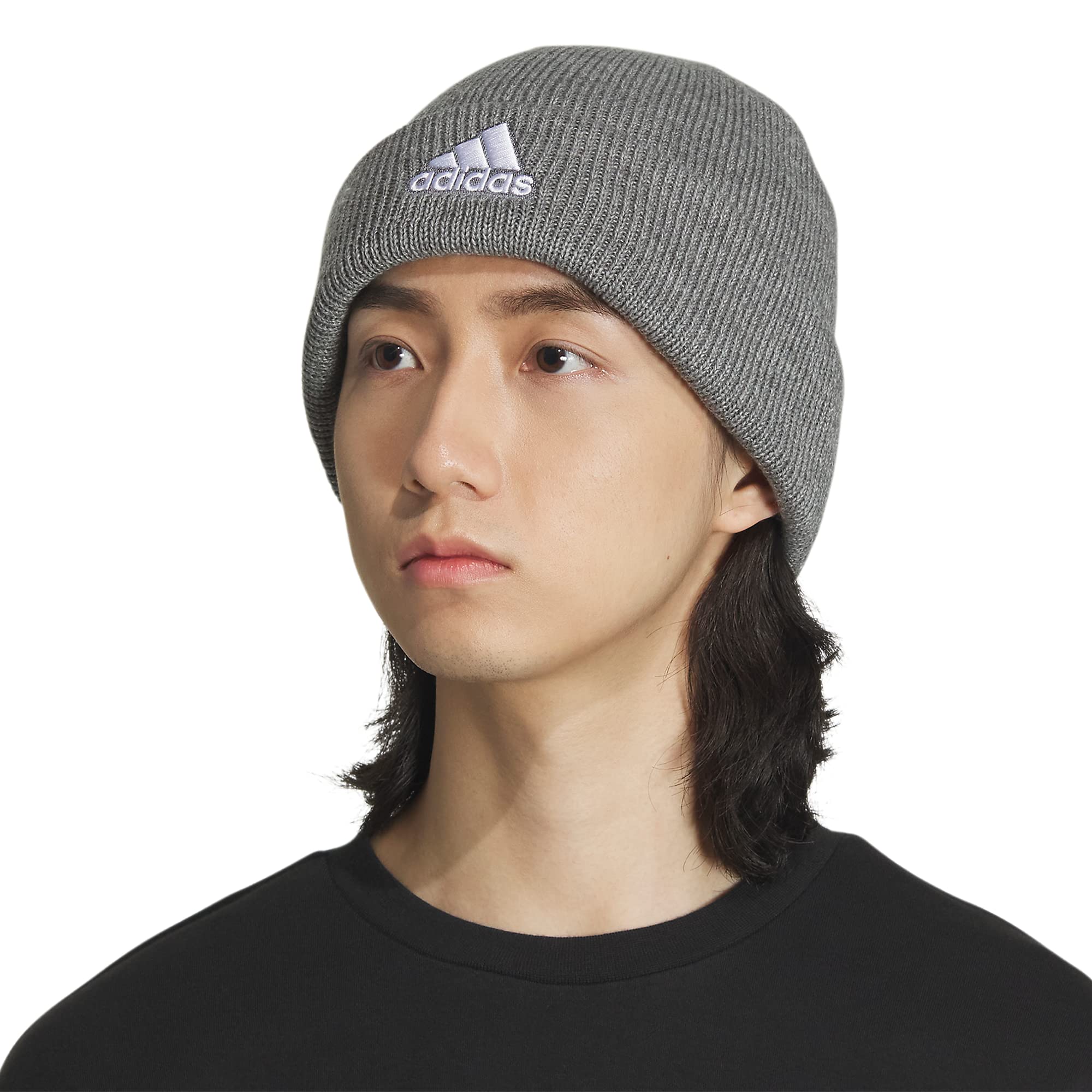 Foto 5 | Gorro Adidas Team Issue Para Hombre, Corte Estándar, Color Gris Jaspeado - Venta Internacional.