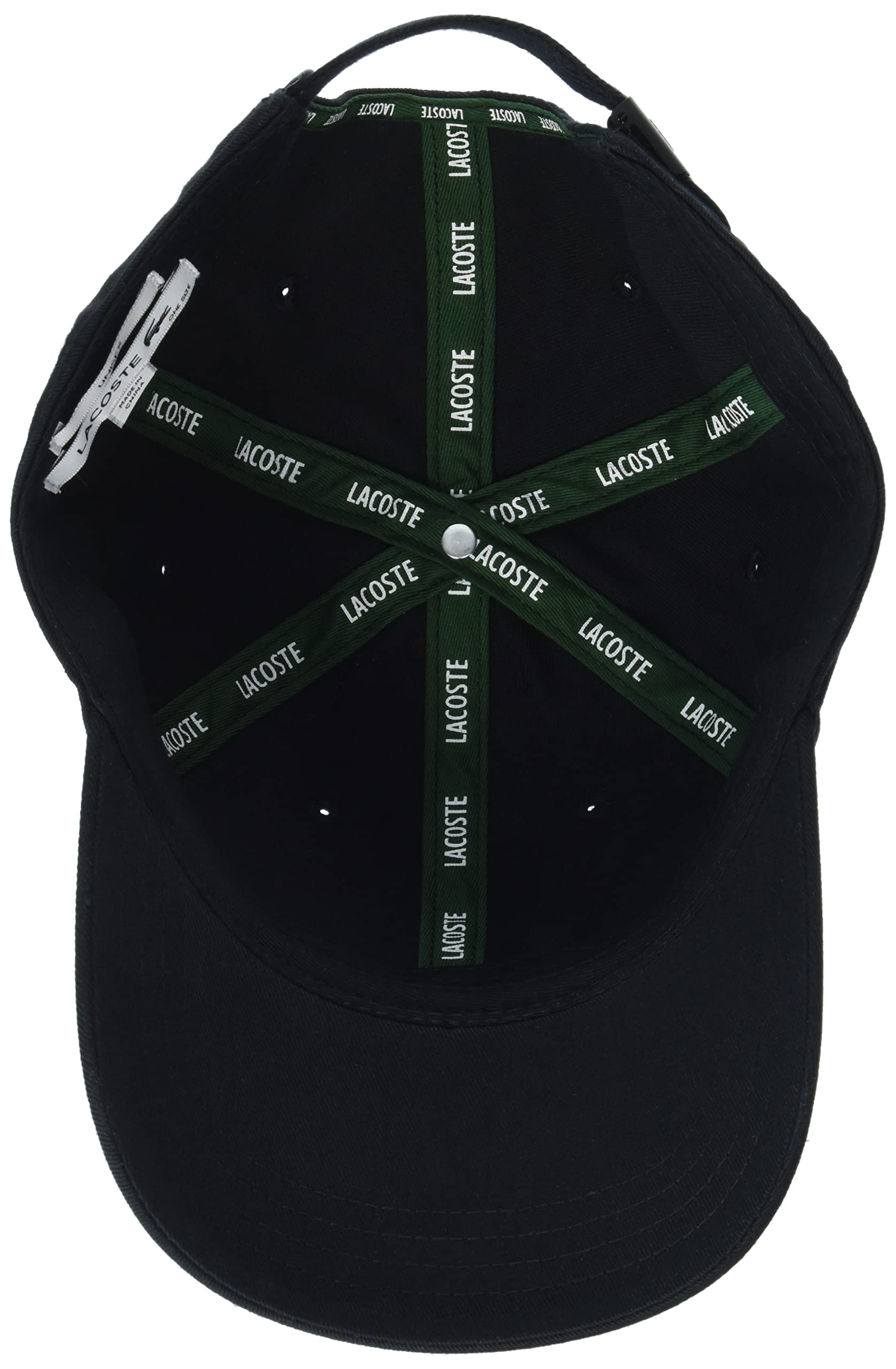 Foto 3 pulgar | Cap Lacoste De Sarga De Algodón Orgánico Para Hombre - Venta Internacional.