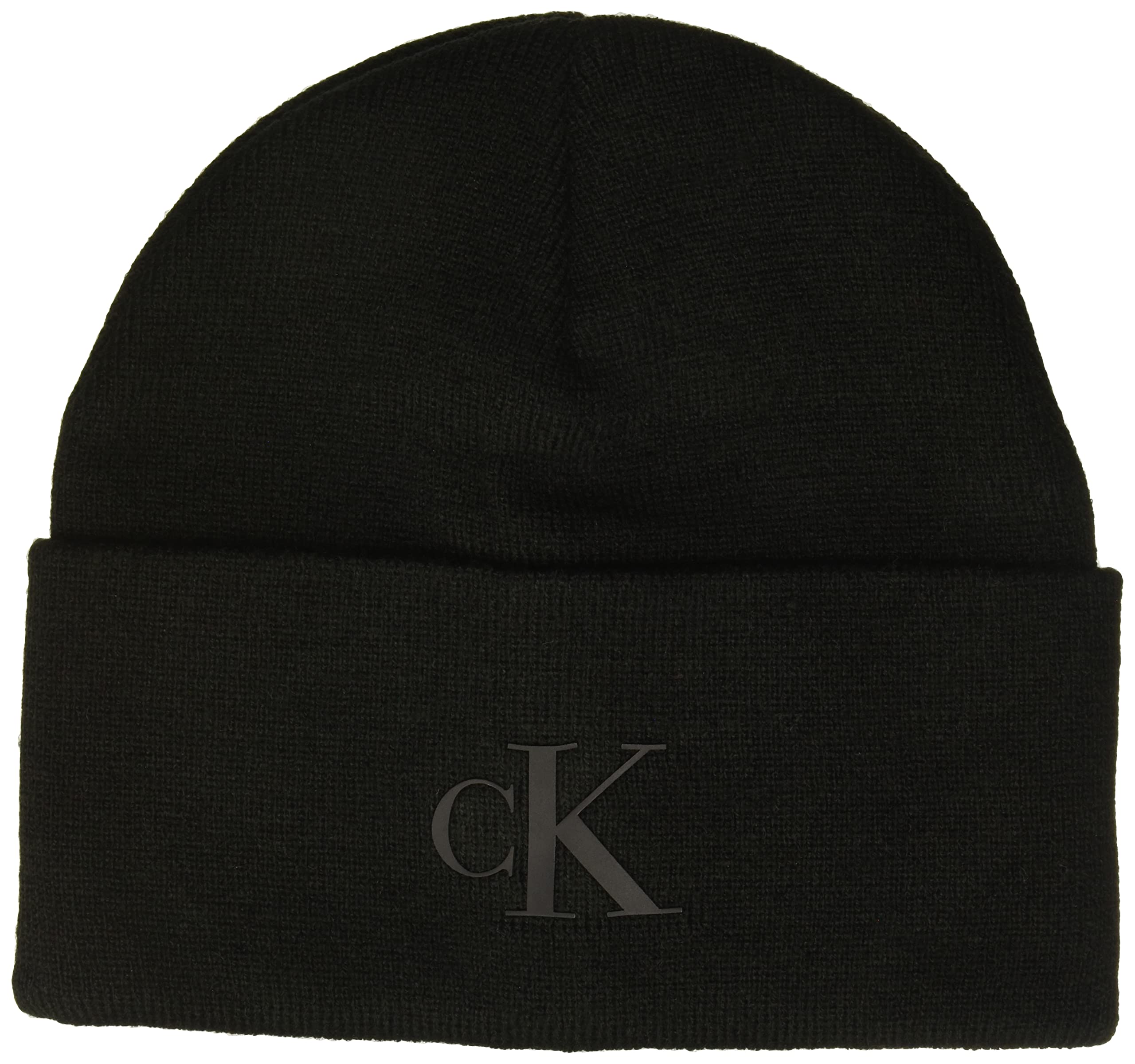 Foto 2 pulgar | Gorro Calvin Klein Para Hombre, Negro, Con Logotipo Grande, Talla Única - Venta Internacional.