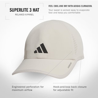 Foto 2 | Gorra Adidas Superlite Wonder Alumina Gris/negro/3.0 Para Hombre - Venta Internacional.