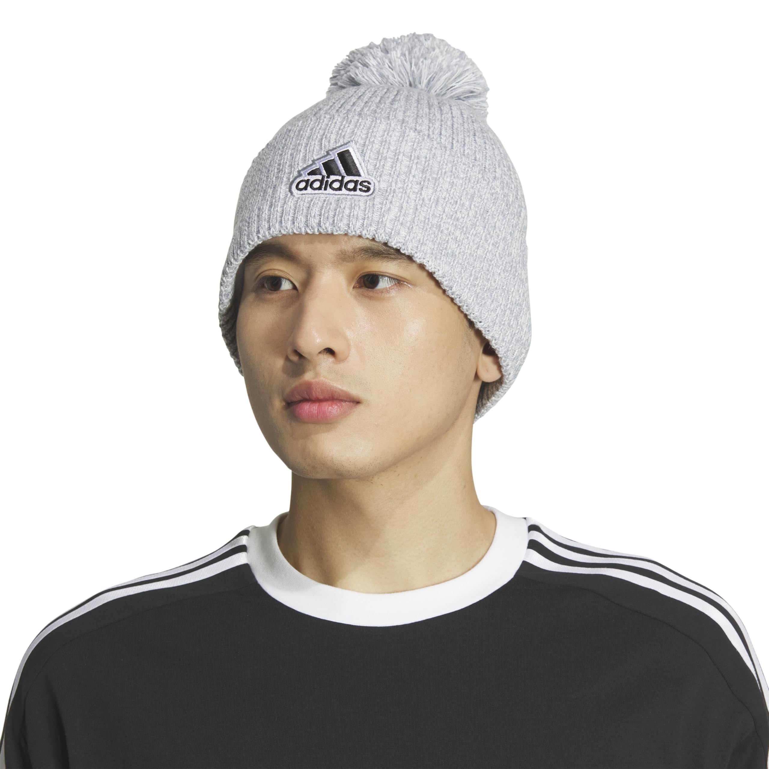 Foto 6 pulgar | Beanie Adidas Recon Ballie Gorro Para Hombre Blanco-gris Claro - Venta Internacional.