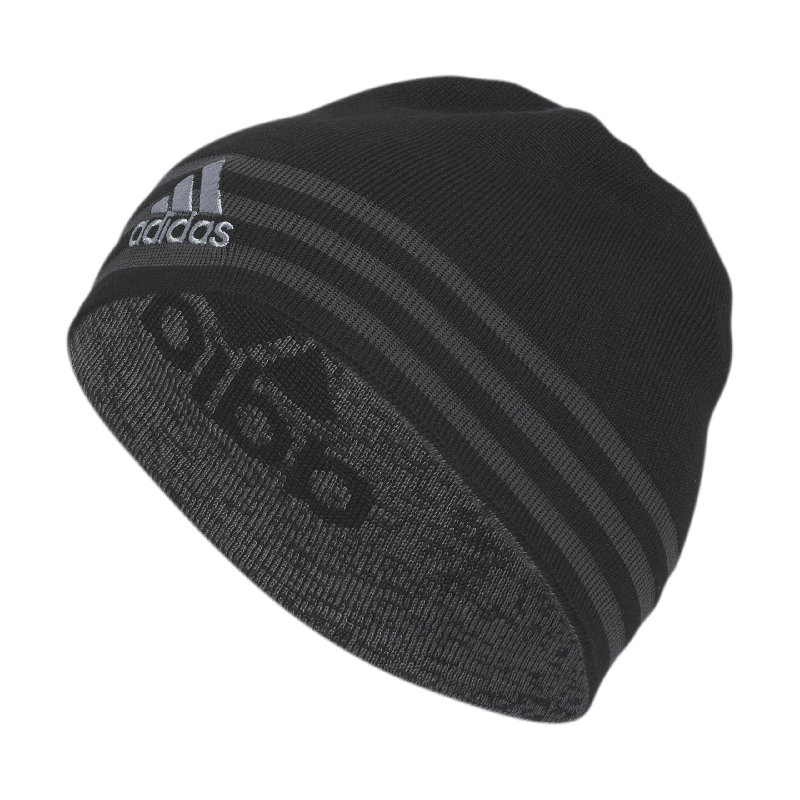 Foto 2 pulgar | Gorro Adidas Reversible Skully Para Hombre, Invierno, Negro/gris - Venta Internacional.