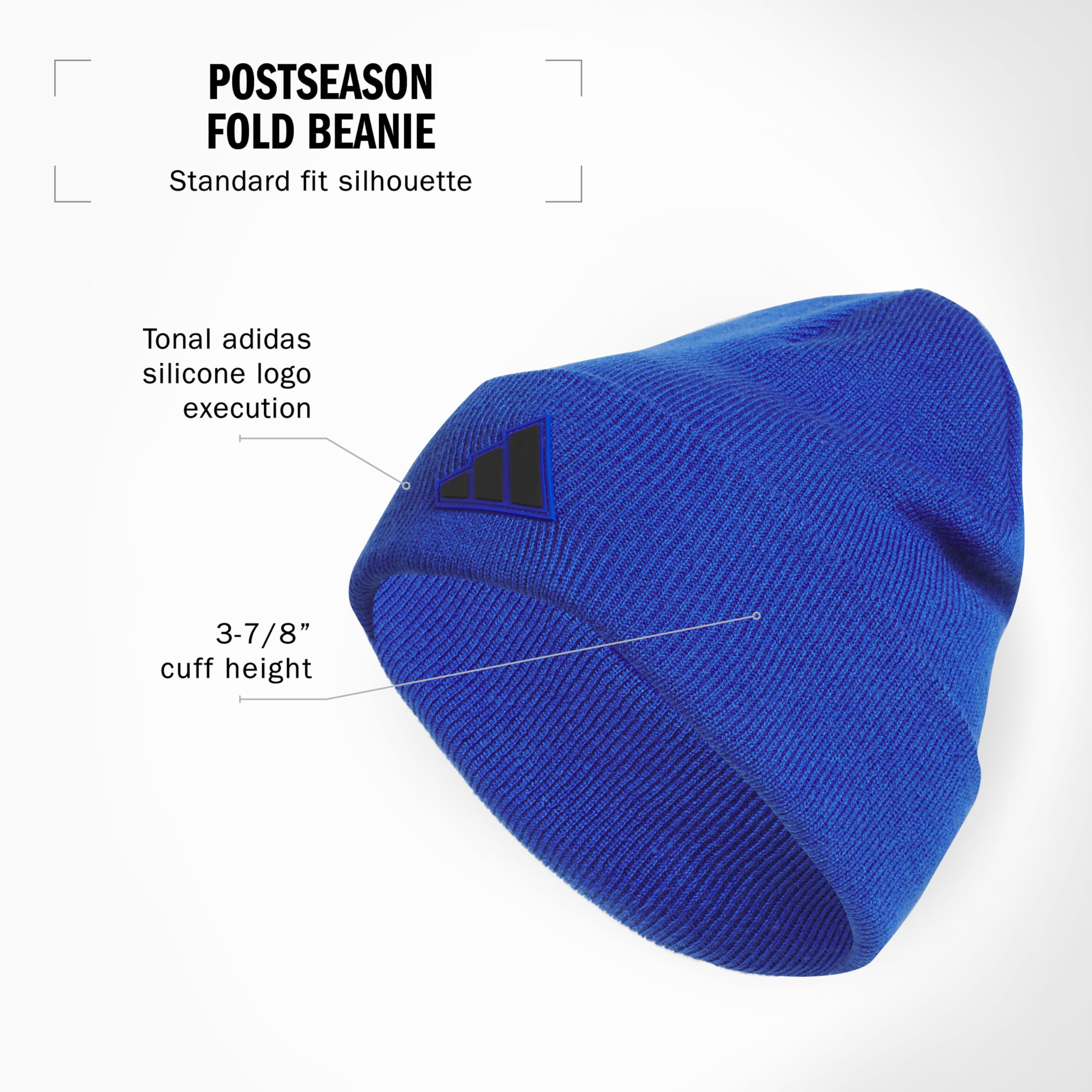 Foto 3 pulgar | Gorro Adidas Postseason Para Hombre, Corte Alto, Con Puños Holgados - Venta Internacional.