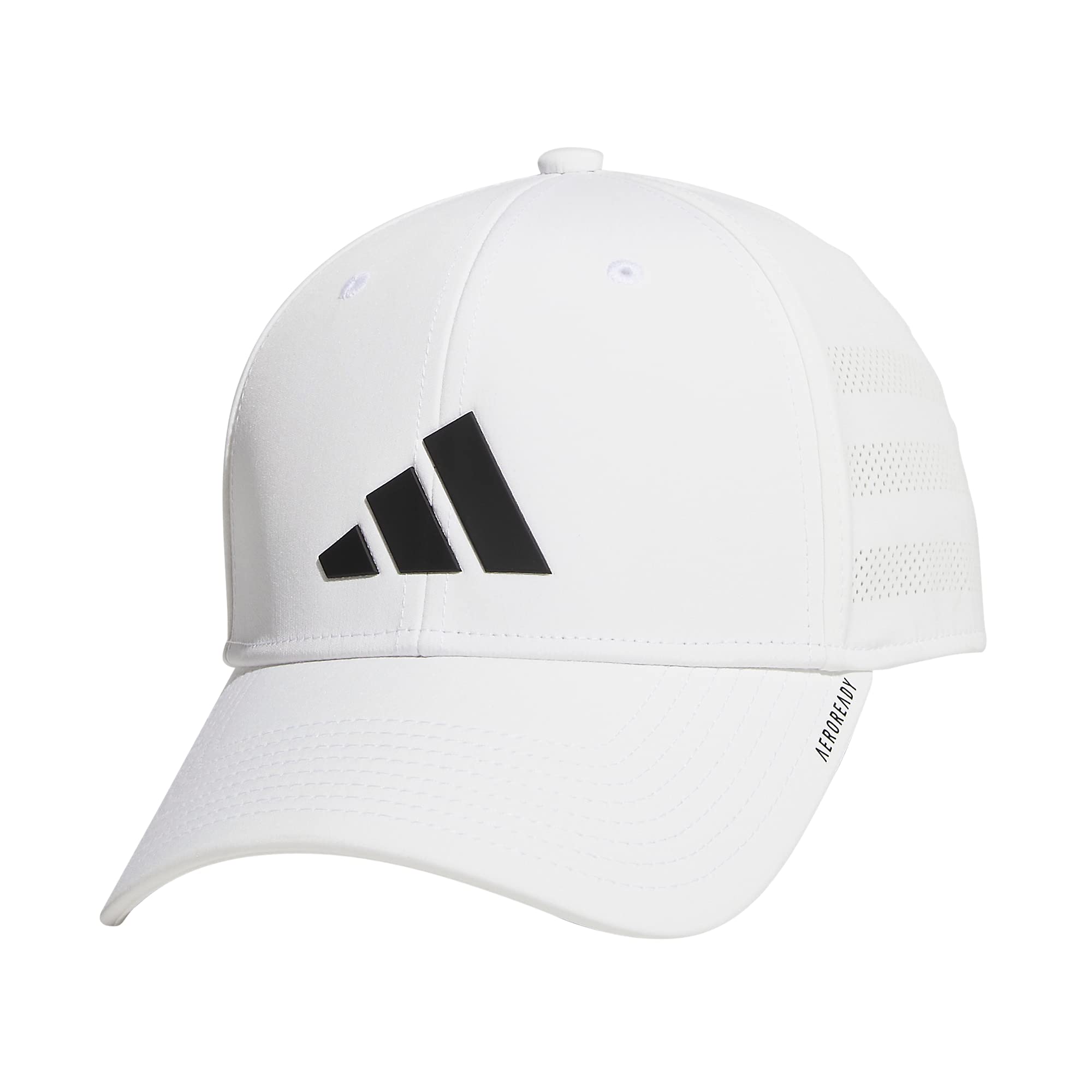 Foto 2 pulgar | Gorra Adidas Gameday Structured Stretch Fit Blanco/negro - Venta Internacional.