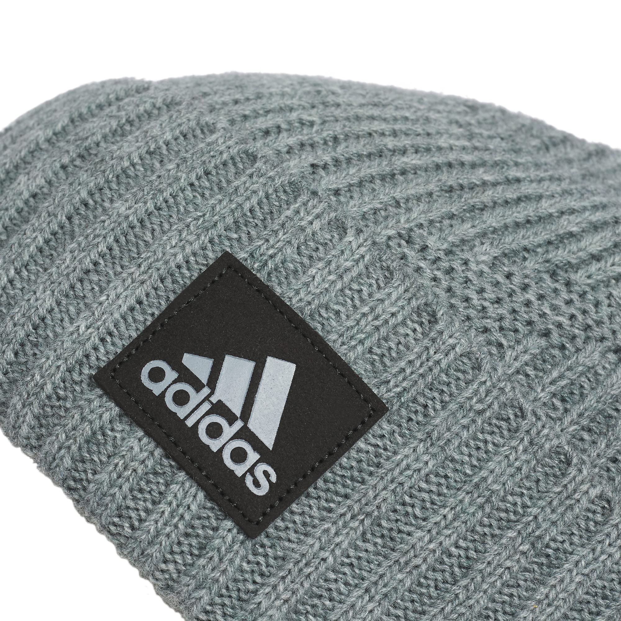 Foto 4 pulgar | Gorro Adidas Pine Knot Para Hombre En Color Gris Jaspeado Y Negro - Venta Internacional.