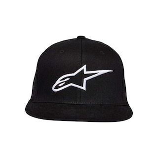 Foto 3 | Gorro Alpinestars Ageless Flatbill Para Hombre, Color Blanco Y Negro, Talla S/m - Venta Internacional.
