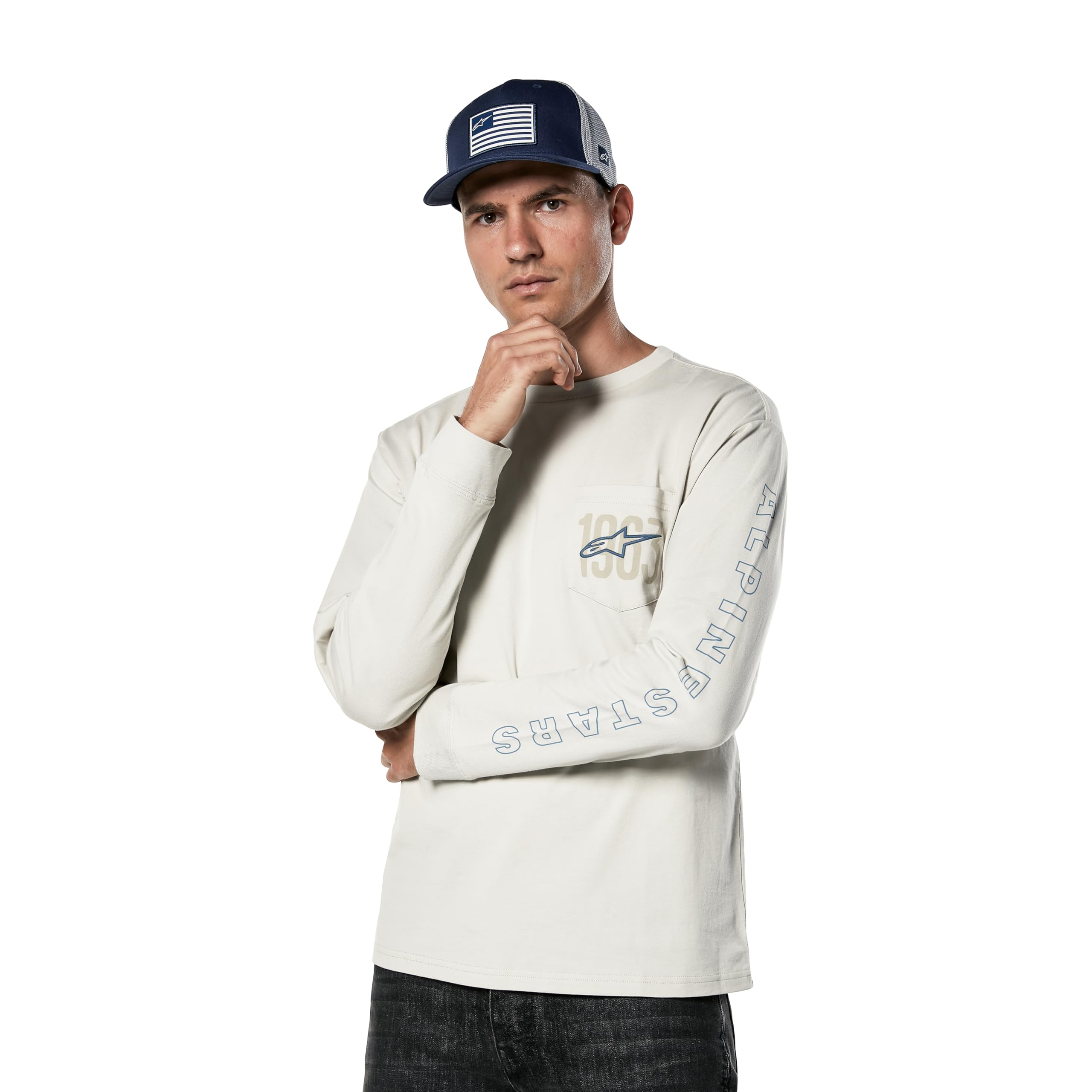 Foto 5 pulgar | Gorra Alpinestars Standard Multi Navy/grey, Talla Única - Venta Internacional.