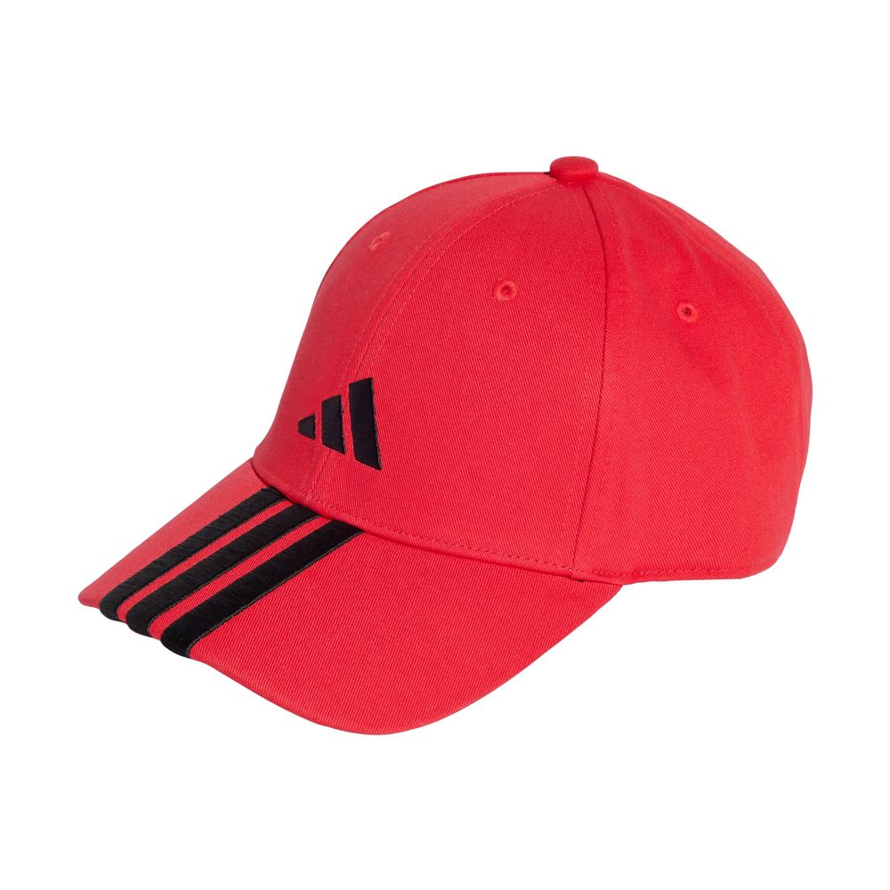 Foto 2 pulgar | Gorra Béisbol 3 Franjas New Logo Adidas Rojo Unisex