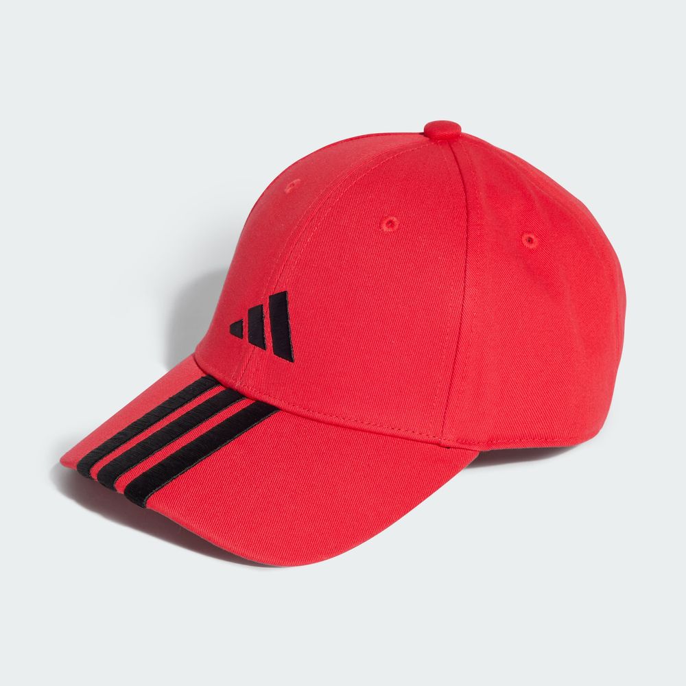 Foto 4 pulgar | Gorra Béisbol 3 Franjas New Logo Adidas Rojo Unisex