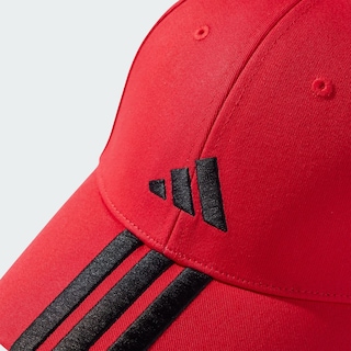Foto 4 | Gorra Béisbol 3 Franjas New Logo Adidas Rojo Unisex