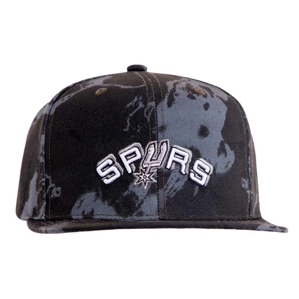 Foto 2 pulgar | Gorra Mitchell & Ness San Antonio Spurs Basquetbol Nba Negro Gris