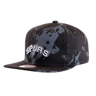 Foto 2 | Gorra Mitchell & Ness San Antonio Spurs Basquetbol Nba Negro Gris