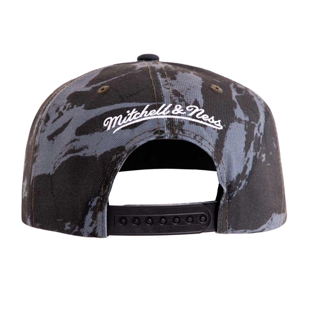 Foto 5 pulgar | Gorra Mitchell & Ness San Antonio Spurs Basquetbol Nba Negro Gris