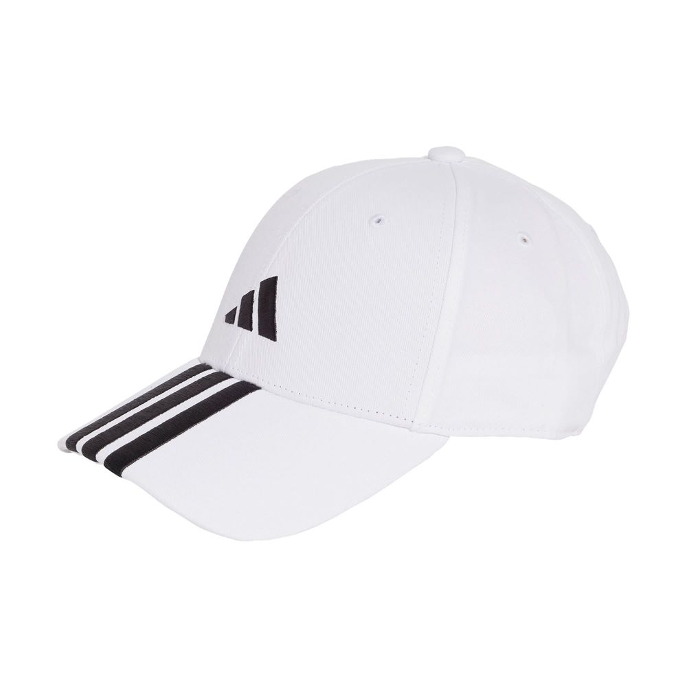 Gorra Béisbol 3 Franjas New Logo Adidas Blanco Unisex