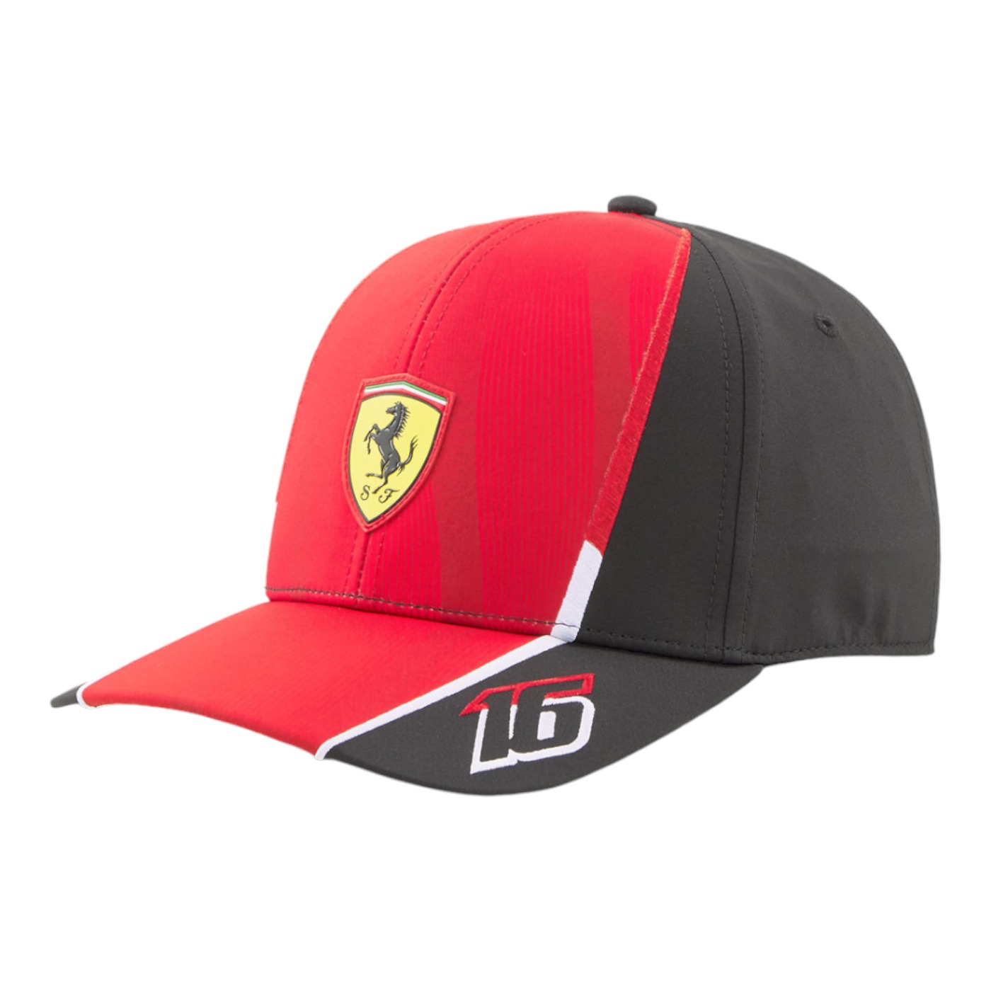 Gorra Puma SF Ferrari Rep Leclerc LC Cap Negra