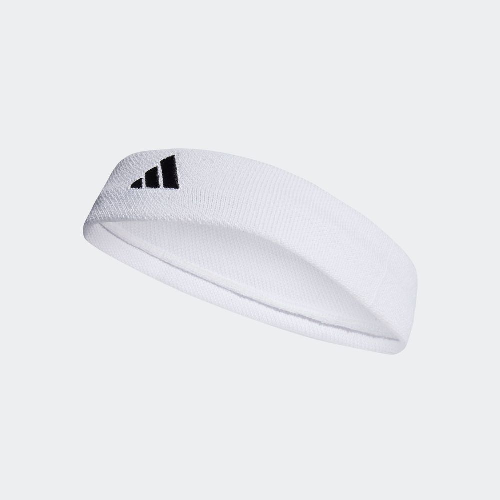 Foto 3 pulgar | Banda De Sudor Para La Cabeza Para Tenis Adidas Blanco Unisex