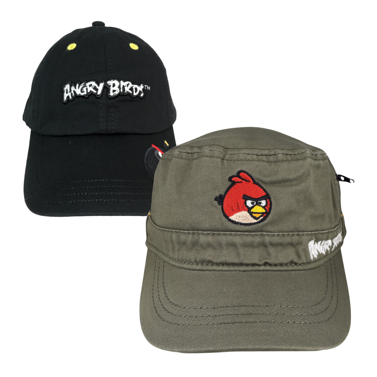 Foto 2 pulgar | Kit 2 Piezas Gorra Adulto Angry Birds Color Verde