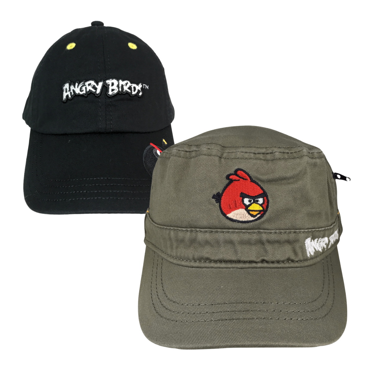 Kit 2 Piezas Gorra Adulto Angry Birds Color Verde