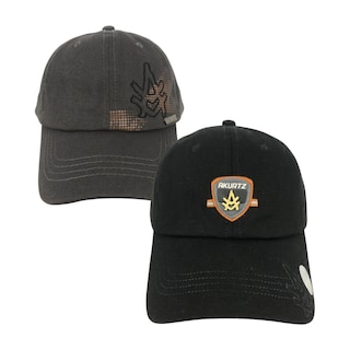 Foto 1 | Kit 2 Piezas Gorra Adulto Akurtz Bordada Color Gris Oscuro