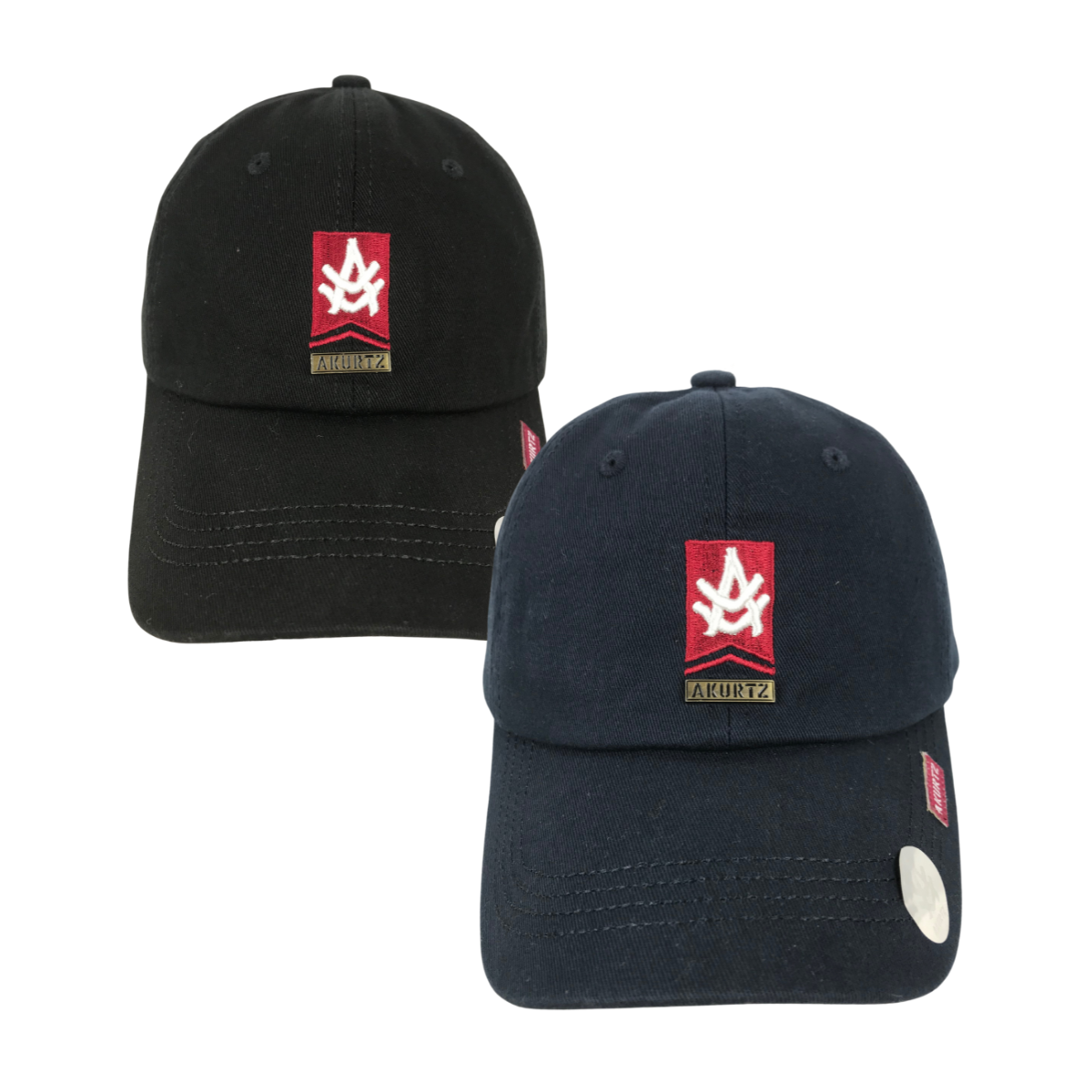 Foto 1 | Kit 2 Piezas Gorra Adulto Akurtz Bordada Color Azul Marino