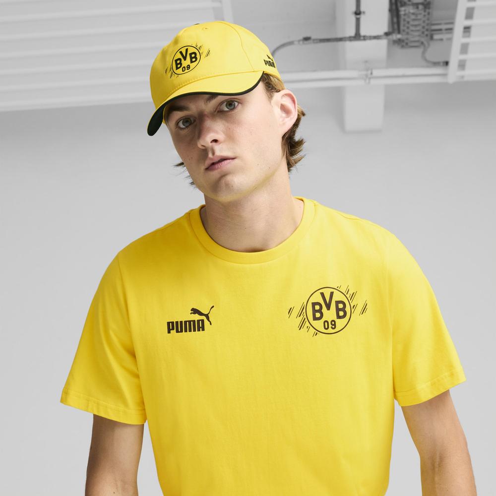Foto 4 pulgar | Gorra Puma Borussia Dortmund Essentials Amarillo