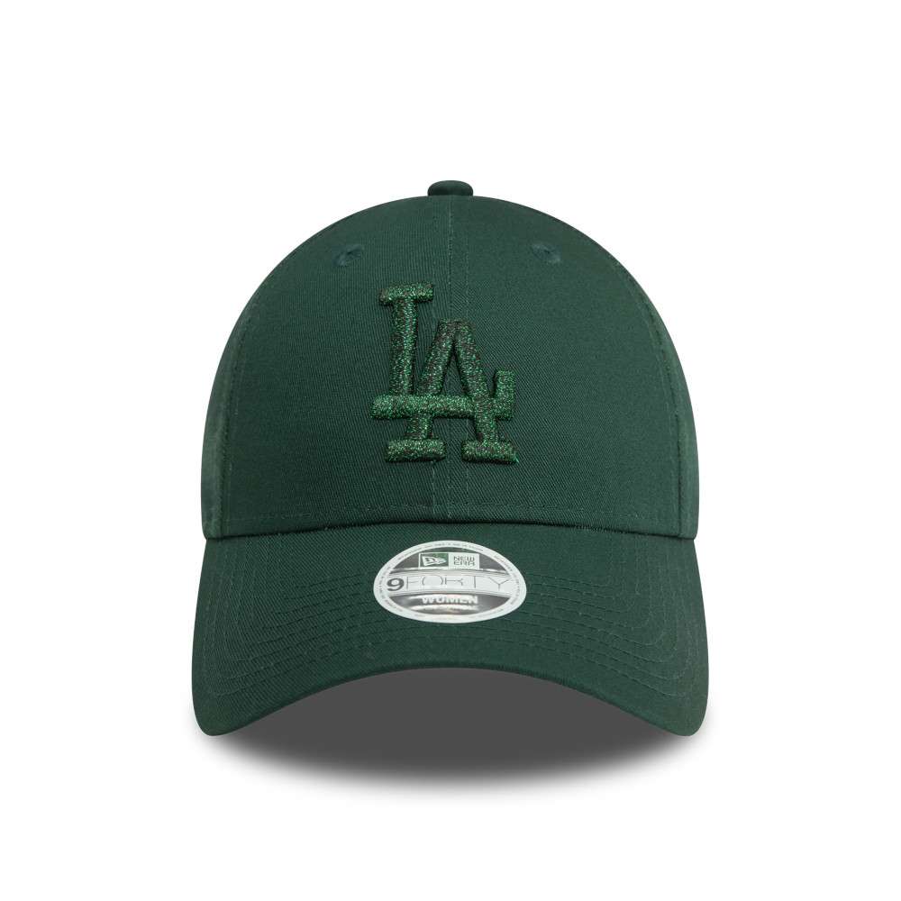 Foto 3 pulgar | New Era Gorra Los Angeles Dodgers Metallic Mlb 9forty Ajustable Para Mujer Color Verde