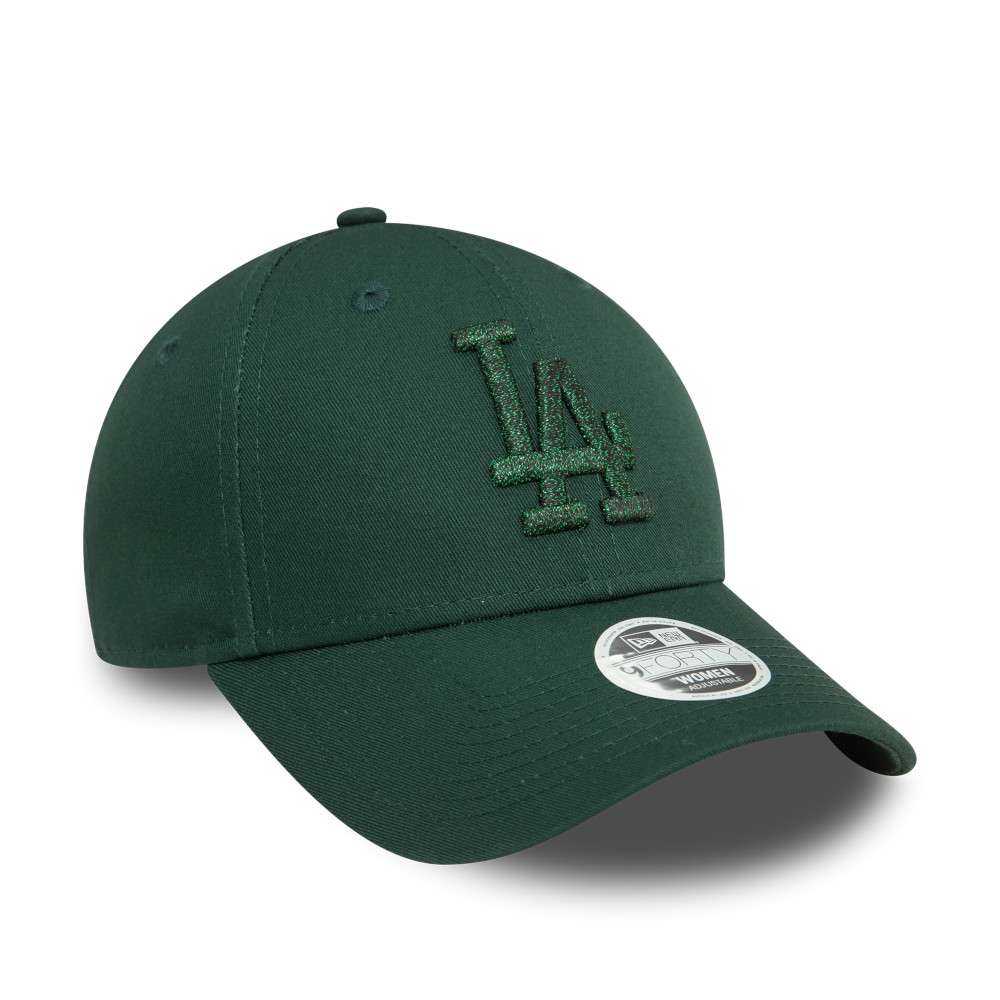 Foto 4 pulgar | New Era Gorra Los Angeles Dodgers Metallic Mlb 9forty Ajustable Para Mujer Color Verde