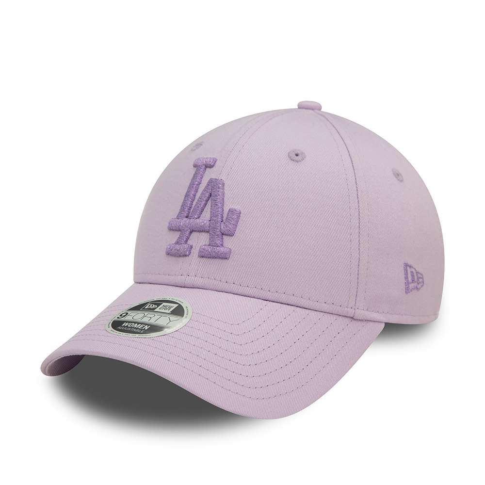 Foto 2 pulgar | New Era Gorra Los Angeles Dodgers Metallic Logo Mlb 9forty Ajustable Para Mujer Color Púrpura