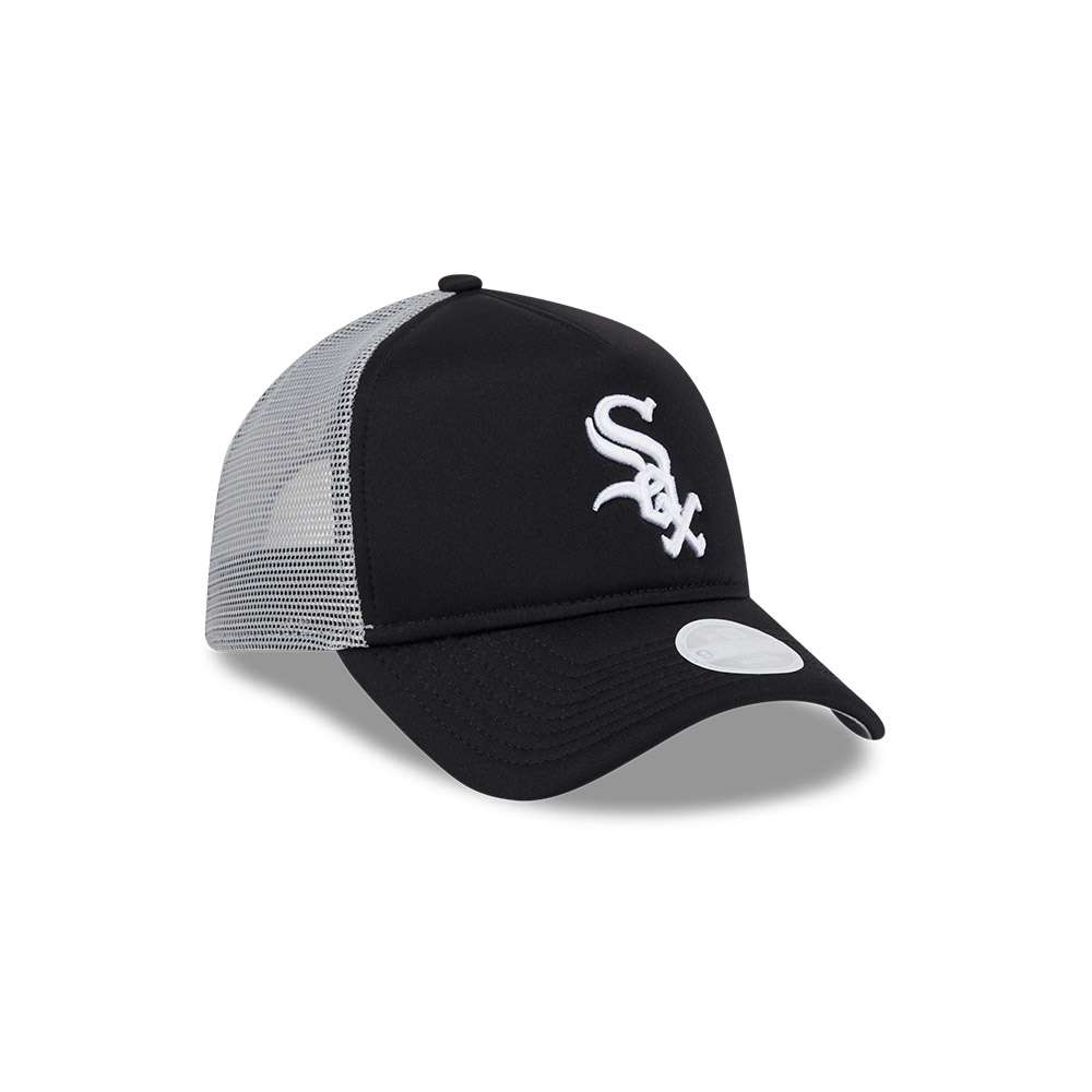 Foto 3 | New Era Gorra Chicago White Sox Basic Trucker Mlb 9forty A-frame Ajustable Para Mujer Color Negro