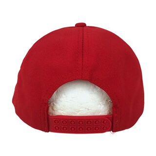 Foto 4 | Gorra Plana Lisa Poliéster 7 Gajos Color Rojo