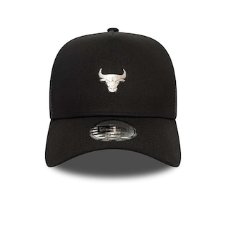 Foto 2 | New Era Gorra Chicago Bulls Metallic Badge Nba 9forty A-frame Trucker Ajustable Negro Unisex