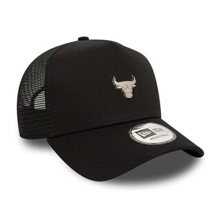 Foto 3 | New Era Gorra Chicago Bulls Metallic Badge Nba 9forty A-frame Trucker Ajustable Negro Unisex