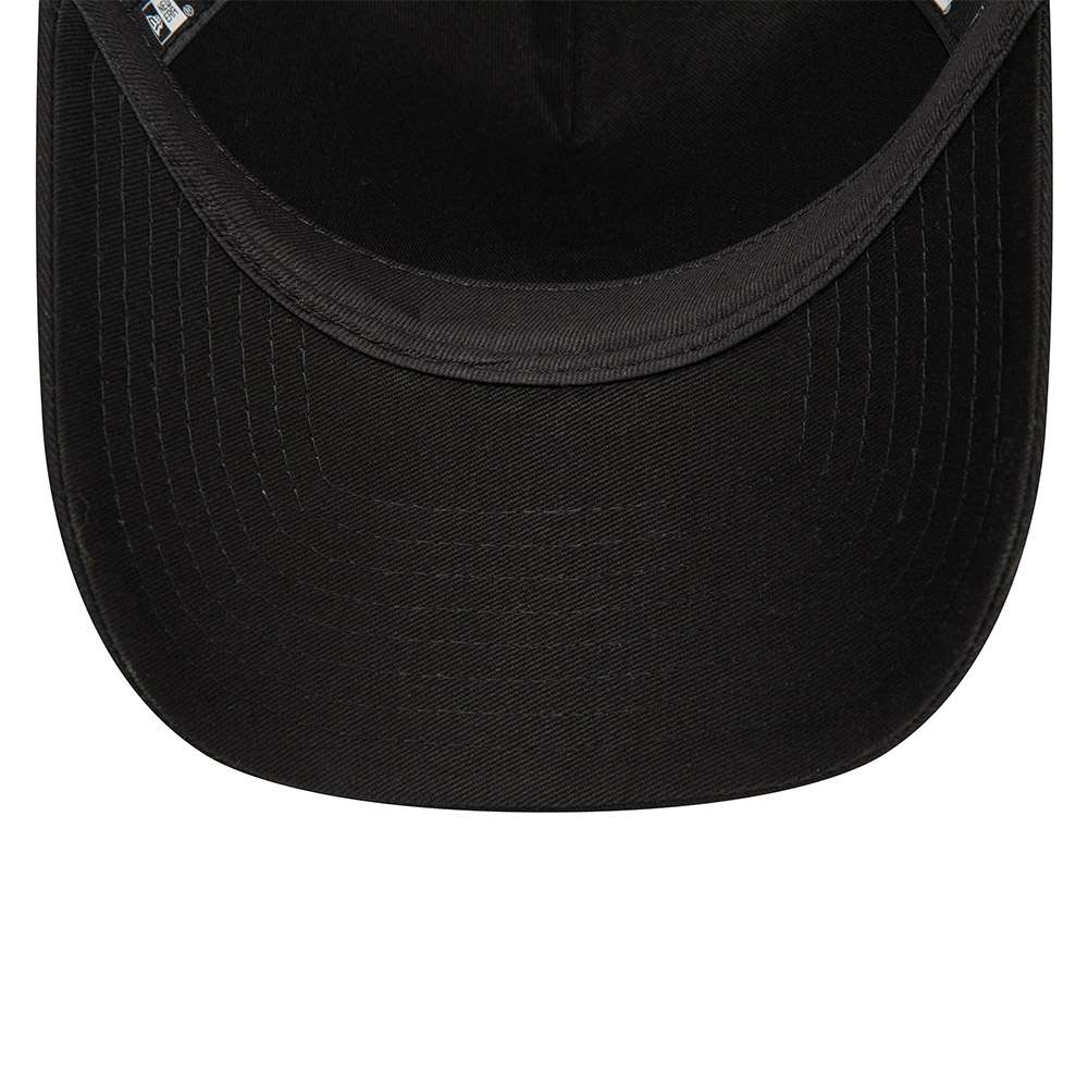 Foto 6 pulgar | New Era Gorra Chicago Bulls Metallic Badge Nba 9forty A-frame Trucker Ajustable Negro Unisex