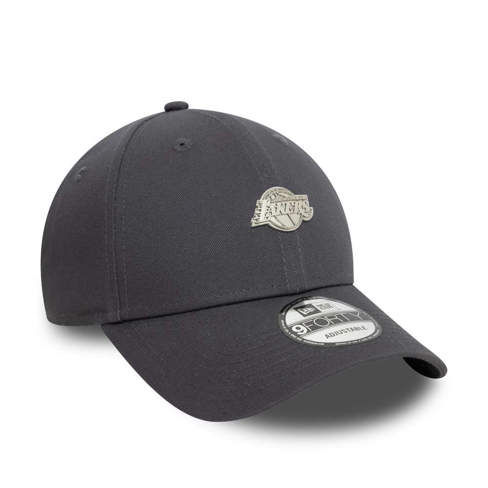 Foto 4 pulgar | Gorra New Era Los Angeles Lakers NBA 9Forty Ajustable Gris
