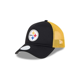 Foto 1 | Gorra New Era Pittsburgh Steelers Basic Trucker Nfl 9forty A-frame Ajustable Negro para Mujer