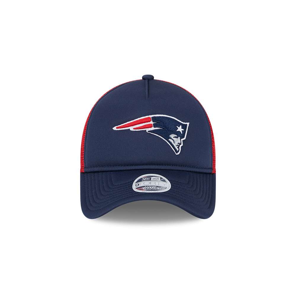 Foto 3 pulgar | Gorra New Era New England Patriots Trucker NFL 9Forty Ajustable Azul