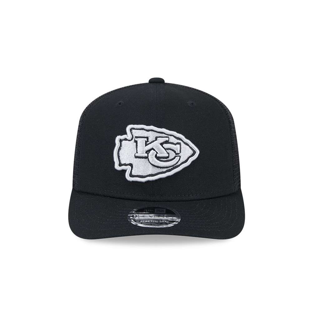 Foto 3 pulgar | Gorra New Era  Kansas City Chiefs Canvas Nfl 9seventy Stretch Snap Ajustable Negro
