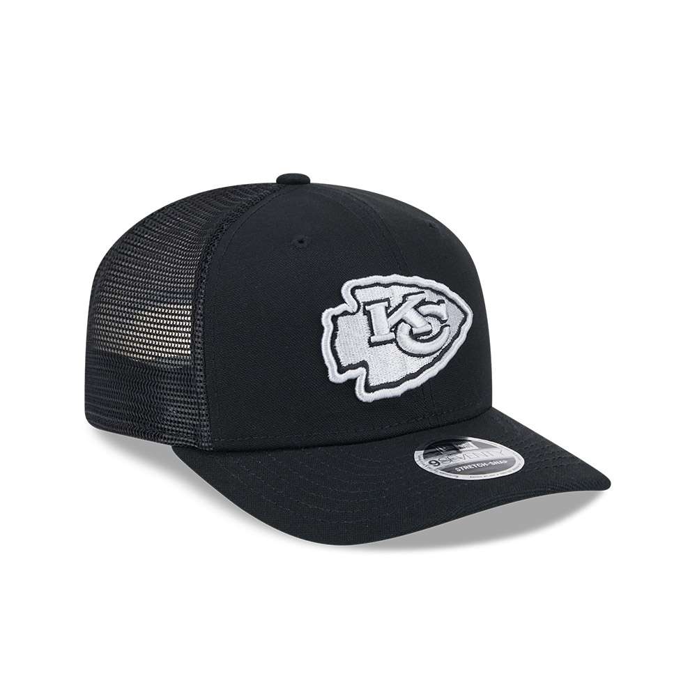 Foto 4 pulgar | Gorra New Era  Kansas City Chiefs Canvas Nfl 9seventy Stretch Snap Ajustable Negro