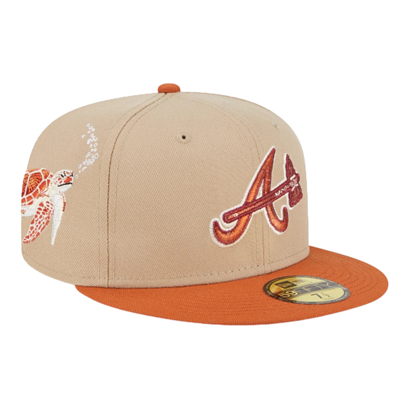 Foto 2 pulgar | Gorra New Era Wl Turtle 5950 16759 Atlbra Para Unisex Color Multicolor Modelo 60416647